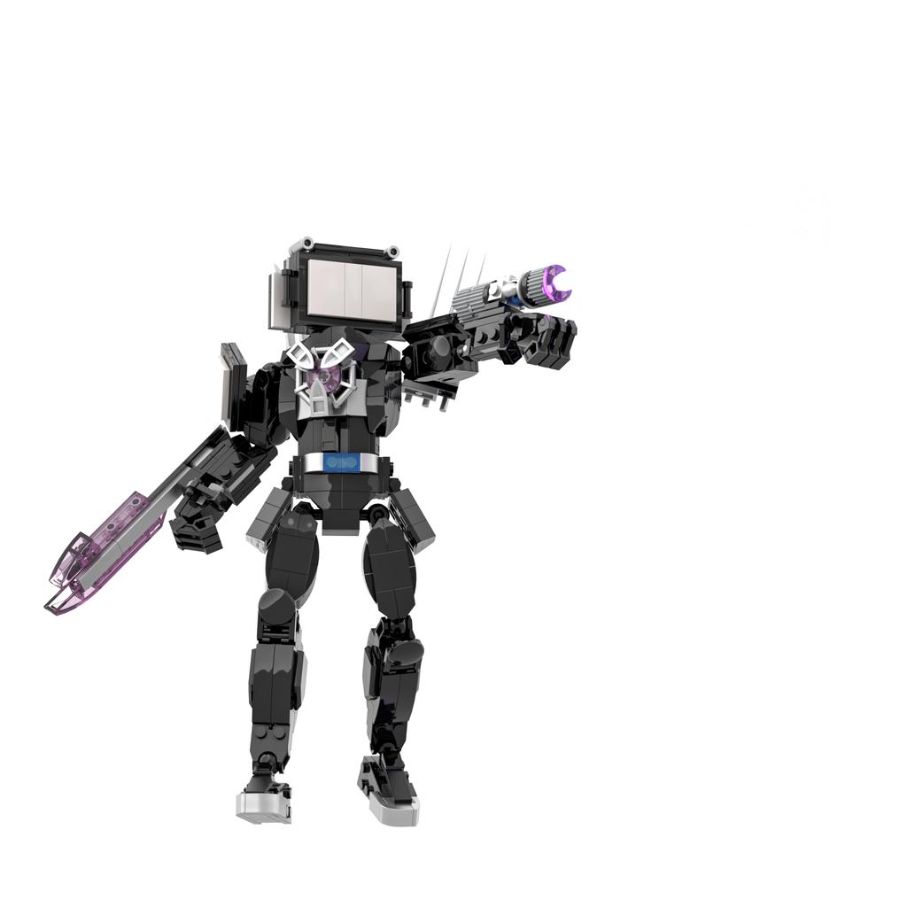 2024 3D Children's Block Plastic Game Designer for Teens and Children Skibidi Toilet 412pcs