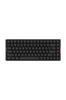 iQunix MQ80 Aluminum Low Profile Wireless Mechanical Keyboard Shadow Black Gaming Low Profile Authorized Japanese Dealer Warranty Keyboard, Aluminum,