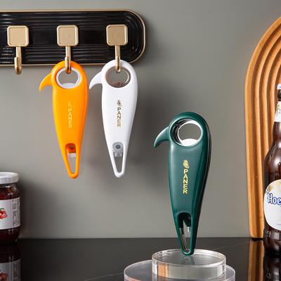 Apribottiglie multifunzionale da 1 pezzo per uso domestico, apriscatole tre in uno per risparmiare lavoro, apribottiglie per birra, apriscatole