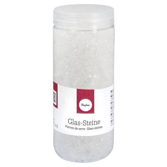 Transparent Glass Stones Approx. 2/4mm. 450g