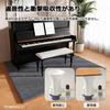 Piano Mat, Upright Piano Carpet, Soundproofing, Floor Protection, Vibration Absorbing, Non-Slip, 90x160cm, 120x120cm, 140x160cm, Piano Soundproofing M