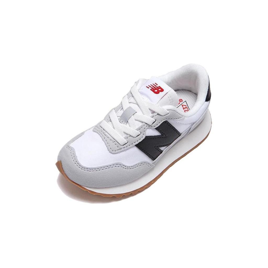 New Balance NB 237 Comfortable Versatile Shock Absorbing Durable Low Top Kids Running Shoes Kids running shoes Gray White PH237CG