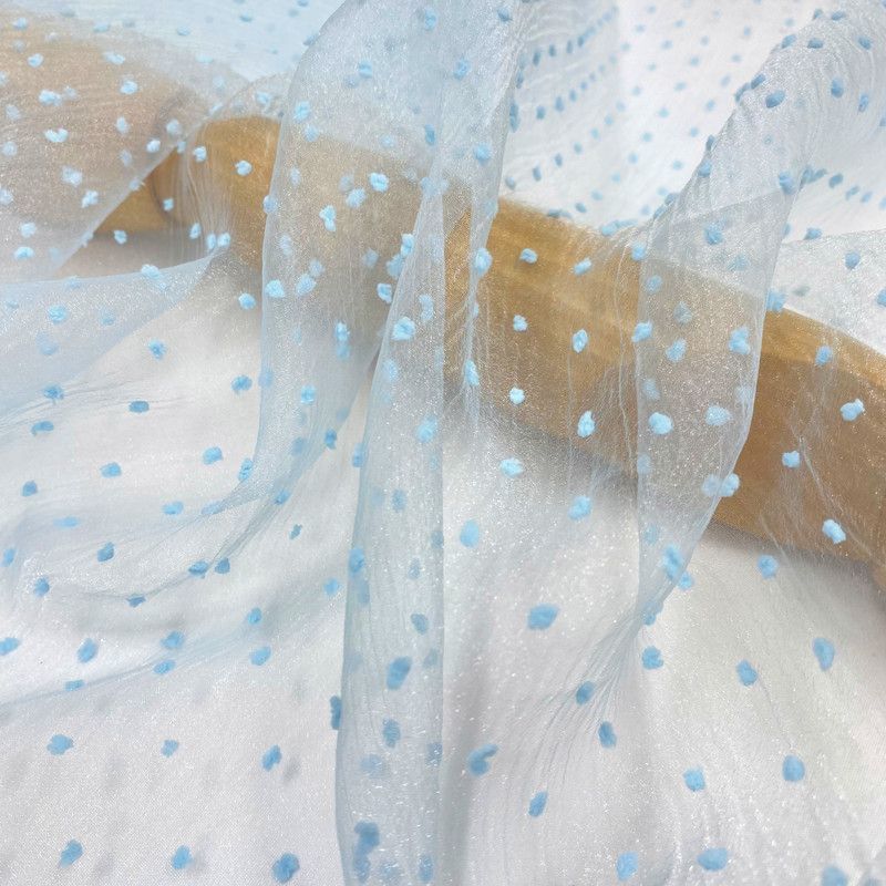 Light and high-quality bubble net fabric suitable for wedding dresses formal gowns and DIY clothing materials for handicrafts