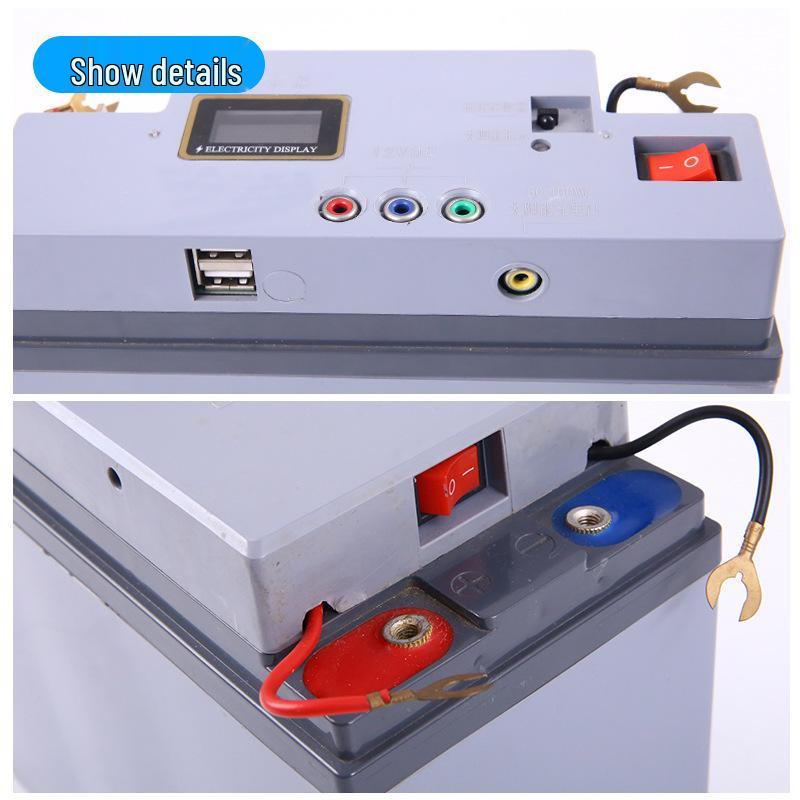 12V Portable Rechargeable Lead-Acid System Battery for Outdoor and Solar Backup Power.