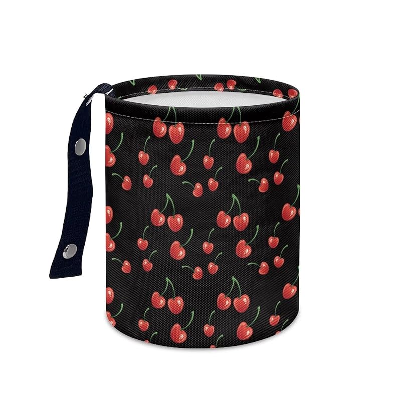 Daisy Cute Collapsible Portable Trash Can for Car Front Seat, Back Seat, Floor, Headrest Rubbish Bin