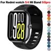 Pulseira de Silicone Original Para Redmi watch 4 5 Pulseira Para Xiaomi Band 9 8 Pro Correia Pulseira Pulseira Pulseira Acessórios Esportivos