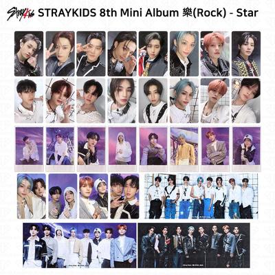 SKZ 8. Mini-Album Rock Star Rockstar Rock Roll Limited Ver Unit Fotokarte
