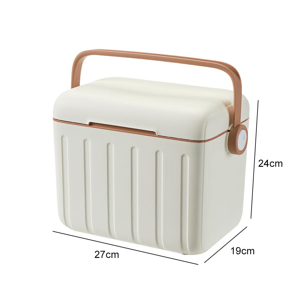 6/5L Cooler Box Portable Thermal Incubator Refrigerator Car Ice Chest Picnic Lunch Box Outdoor BBQ Camping Fishing Ice Case Box