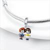 New -Selling Best Friend Series Coffee Boys And Girls Charm Fashionable Pendant Fit Original Women Bracelet Jewelry Gift