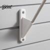 Plastic Flag Stand Mini Stick Holder with Screws, Wall Mount Pole America Holder, Small Display Bracket for Classrooms Offices Shops Portable