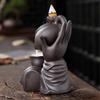 Buddha's Hand Backflow Incense-Burner Mesmerizing Backflow Smokings Effect for Yoga-Studio