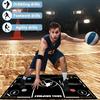 Tragbare Basketball-Fußarbeitsmatte, rutschfest, geräuschlos, für alle Spielstärken, Beweglichkeit, Tritttraining, Bodenpolster, Fitnessgeräte