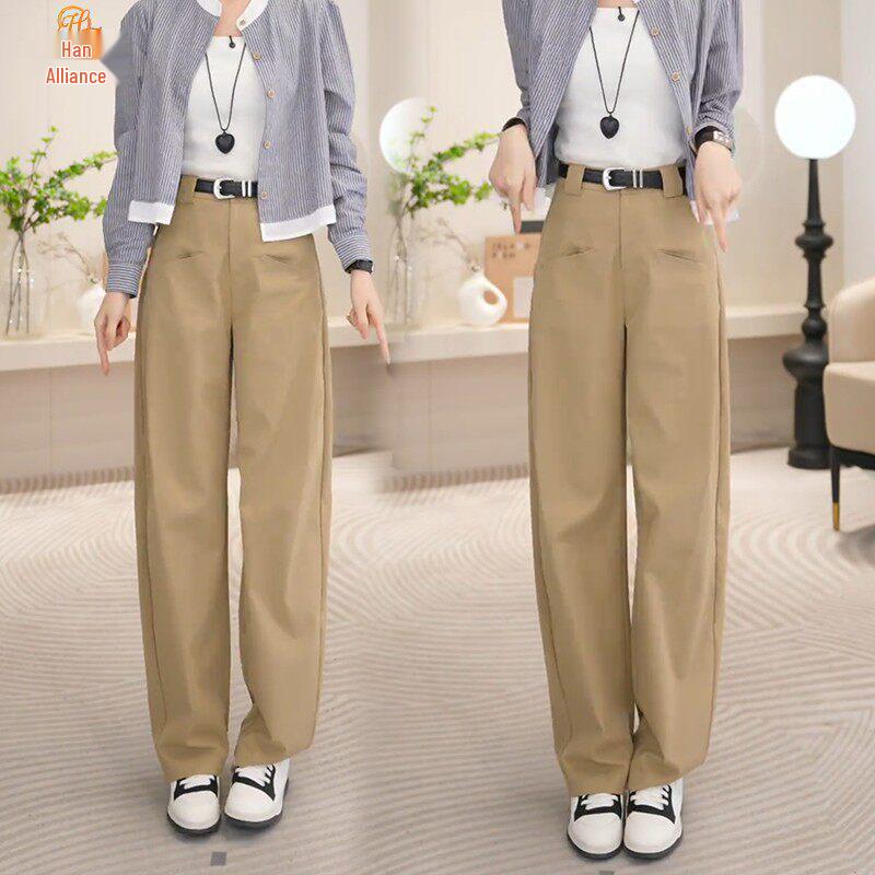 

Trendy Women s Wide Leg Pocket Pants - Spring/Summer 2026 L (105-115 jin)