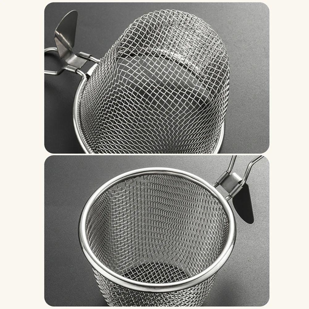 1Pcs Cooking Utensils Hot Pot Strainer Long Handle Frying Filter Basket Mesh Strainer Spoon