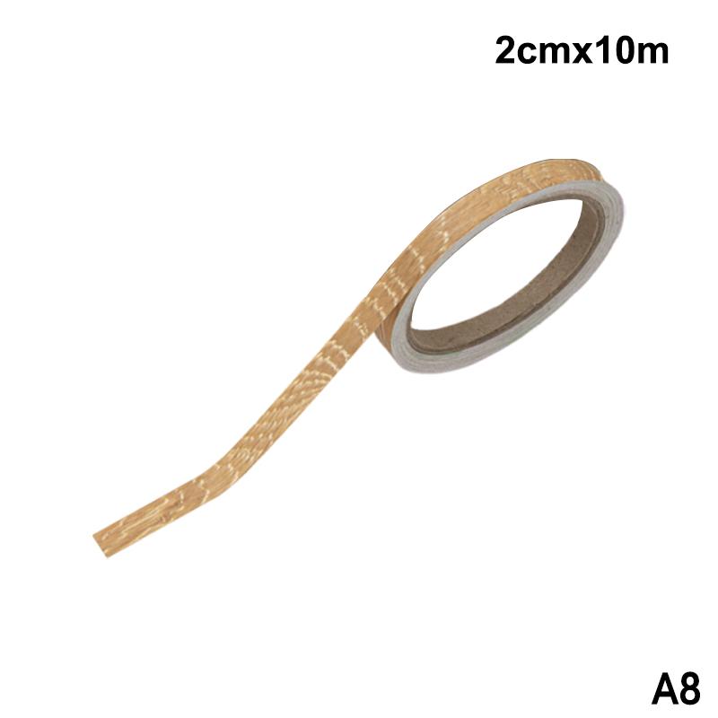 10M x 2cm 3cm Samolepicí hrana nábytku Dřevěná struktura Pro opravu rámů dveří Mezery ve stěnách Dekorace okrajů Švy