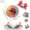 10 Zoll Hängender Windspinner mit 360-Grad-Haken für Balkon-Gartendekor Frühling Sommer Außendekoration