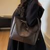 Vintage PU Leather Solid Color Shoulder Bags for Women Tote Bag 2026 Winter Luxury Designer Simple Handbags and Purses