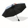 Disney Olaf,Frozen,Autumn Manual Opening and Closing Umbrella, 8-Rib Reinforced Folding Design, Lightweight