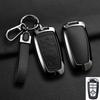 Zinc Alloy Leather For Lincoln Corsair Nautilus Aviator Navigator Continental Car Key Case Shell Keychain Keyring Car Key Cover