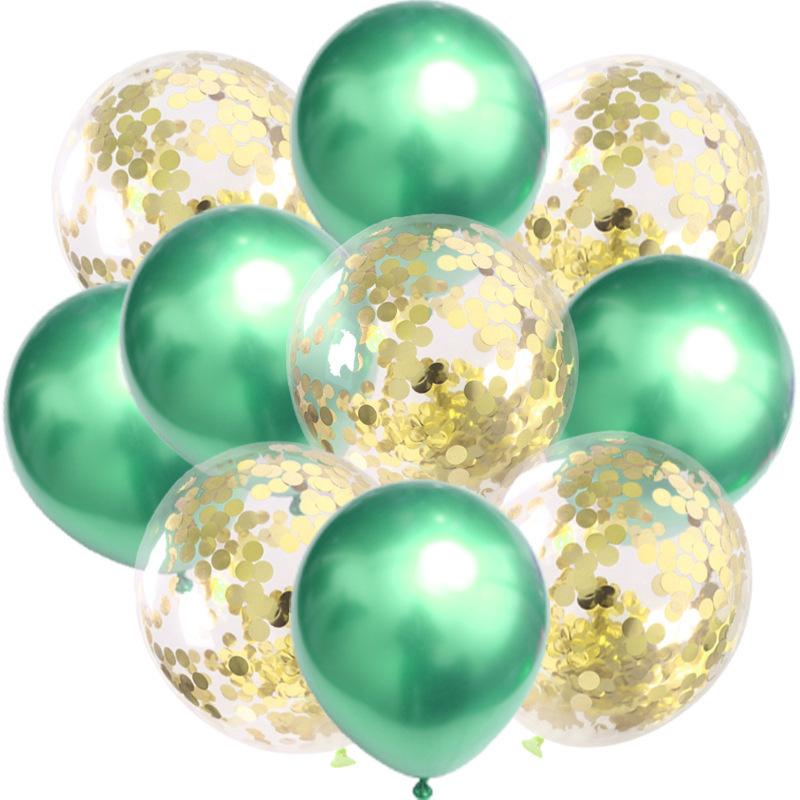 12 Inch Metal Sequined Balloon Set Birthday Party Valentine'S Day Decoration Wedding Supplies