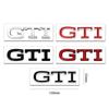 AABIK1 3D ABS GTI Emblem Car Body Tail Trunk Decoration Stickers Auto Accessories For Volkswagen VW Golf Polo Beetle Passat T-ROC Caddy