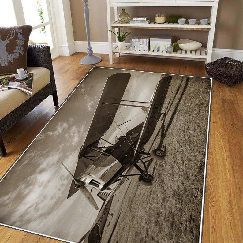 Industry Carpet for Living Room,Soft Flannel Rug for Bedroom ,Anti-Slip  BATHROOM Mat,  Baby Play Mat,large Aircraft Rug