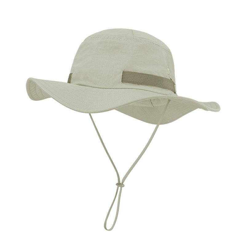 Summer Sun Protection Hat UV Protection Sun Hat Ultra Lightweight Men's Bucket Hat Webbing Adjustment Fishing Hat