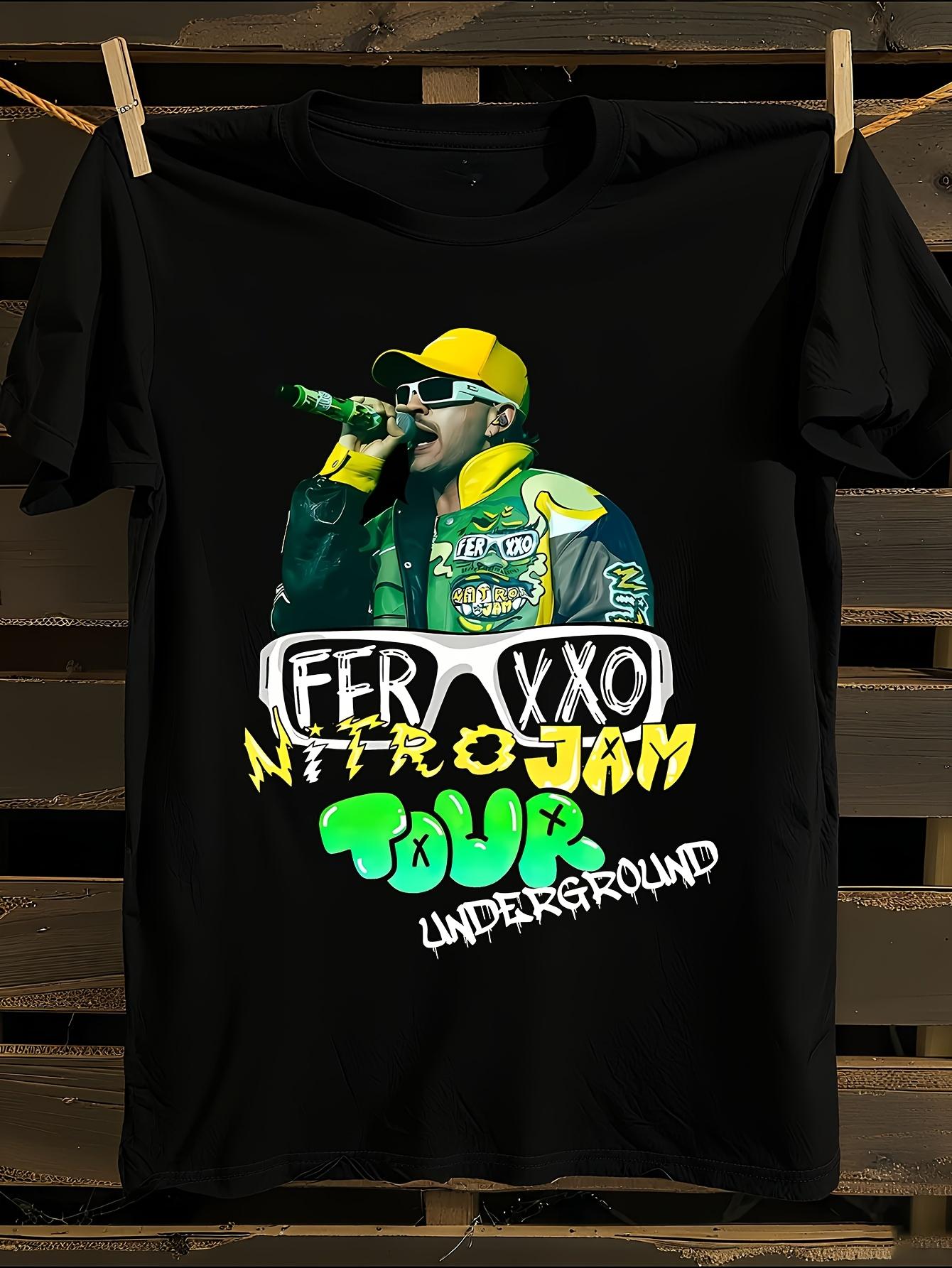 Feid Ferxxo Ferxxocalipsis Tour 2024 Black Hip Hop T-shirt XXL