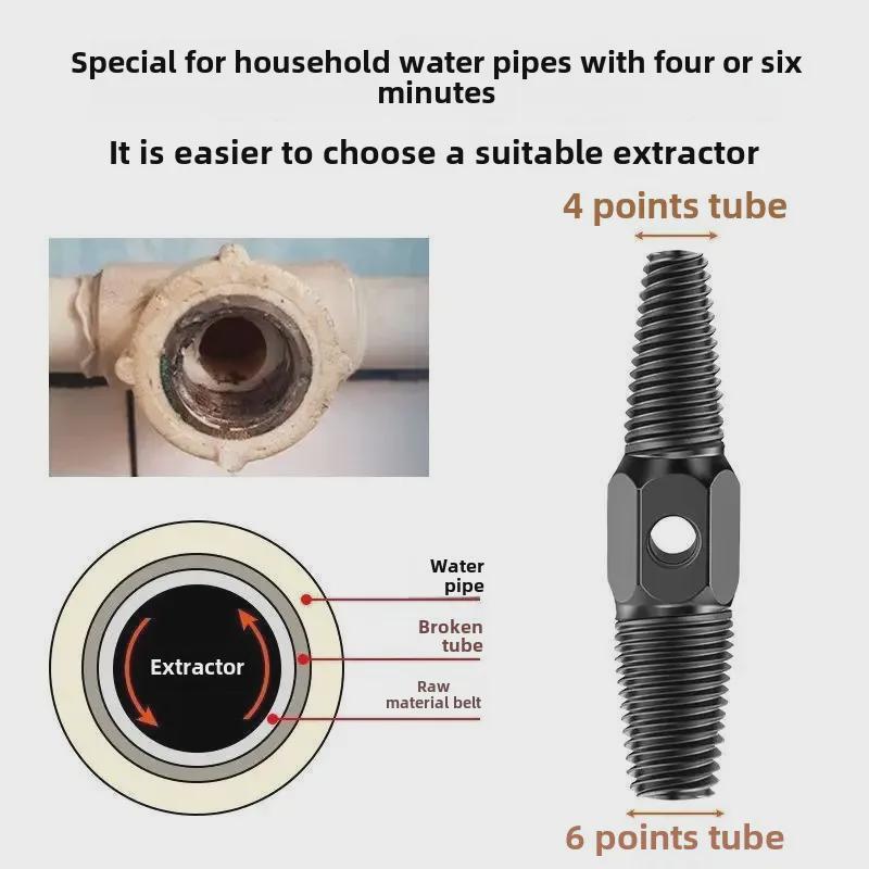 Universal Reverse Tap Tool: Household Water Faucet & Pipe Screw Extractor