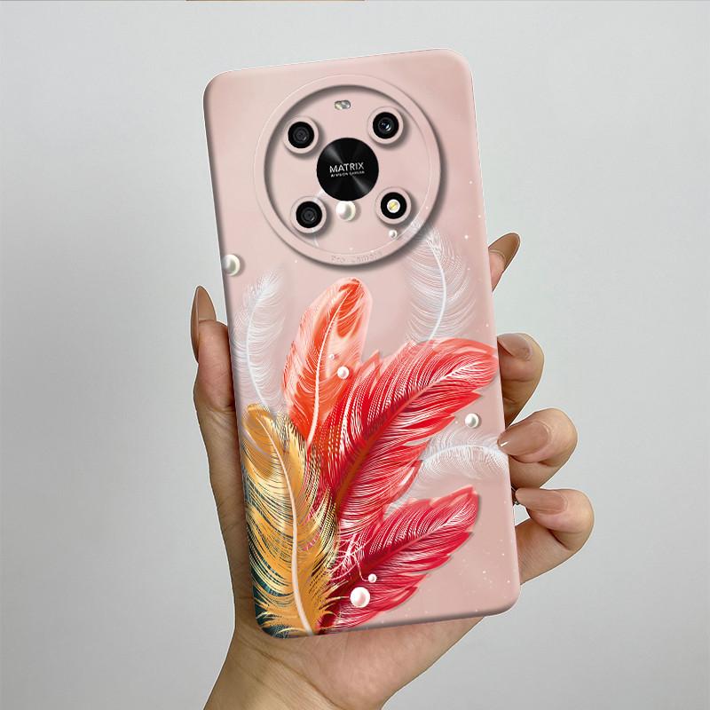 For Honor X9 4G 5G / Magic 4 Lite 4G 5G Phone Case ANY-NX1 LX1 LX2 LX3 Soft Silicone Sweet Painted Cover Cute Printed Casing