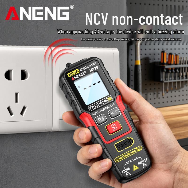 Rechargeable High-Precision Smart Digital Multimeter: Fully Automatic, Multifunctional, Anti-Burn, Universal Electrician's Tool.
