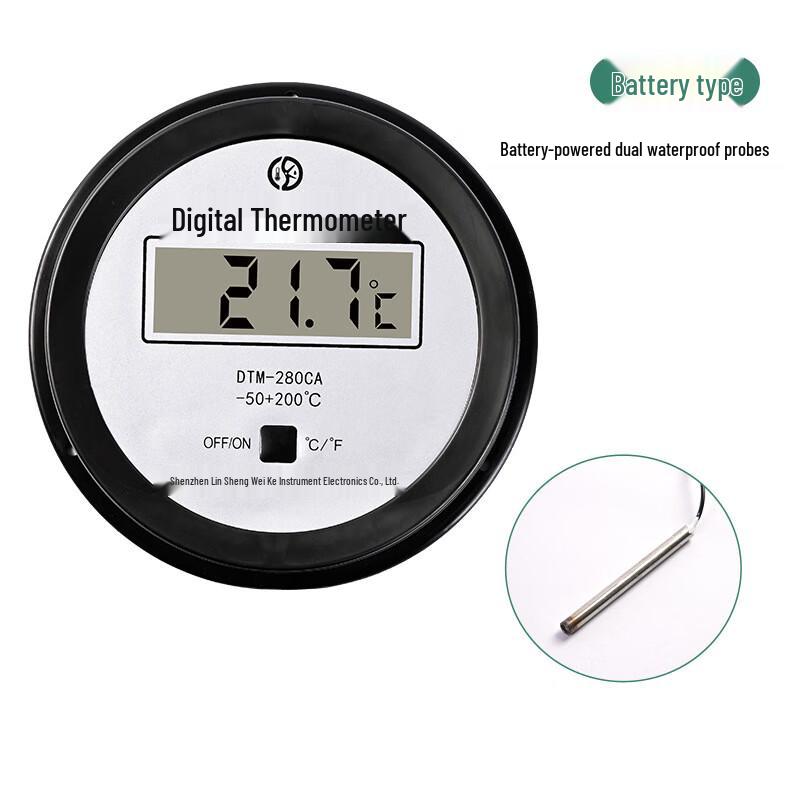Lingfang Digital Waterproof Thermometer with Probe (CN version)