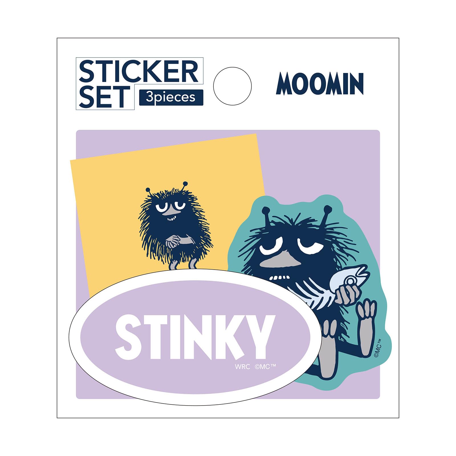 

World Craft Moomin Sticker Set Stinky (3 Stickers) MOSC-S534