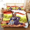 Cute Cartoon Printed Quilt Cover Bedding Set Exquisite Set Bedspread Bedspread Set Bedding Set Luxury Birthday Gift
