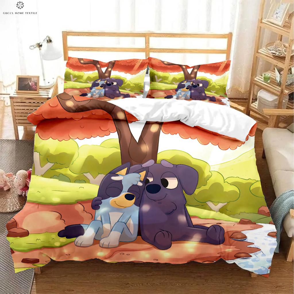 Cute Cartoon Printed Quilt Cover Bedding Set Exquisite Set Bedspread Bedspread Set Bedding Set Luxury Birthday Gift