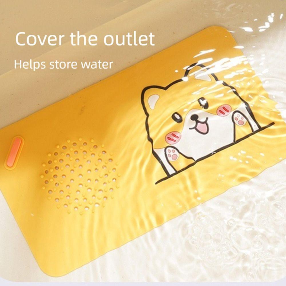 Cartoon Sewer Floor Drain Cover Anti-insect Floor Drain Pad Deodorant Cover  for Bathroom&Kitchen
