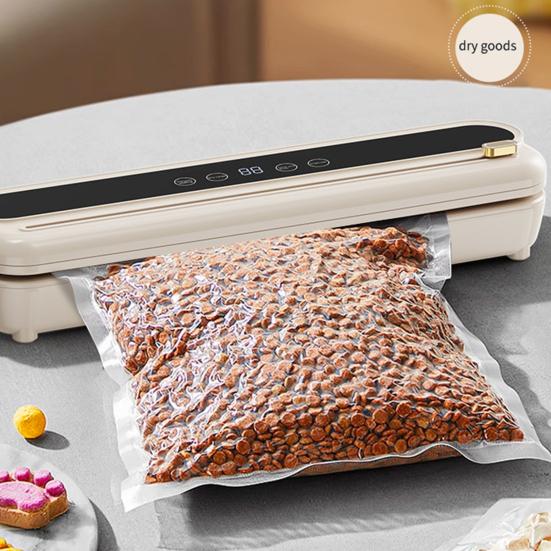 Vacuum Sealer Machine with Vacuum Seal Bags 62kPa Suction Power Easy to Operate Compact Automatic Sealing Machine Bag Sealer