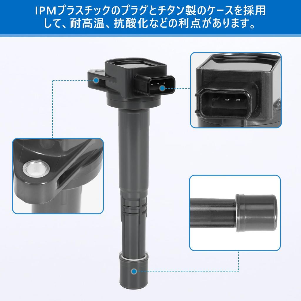 Sarasara Ignition Coil for Honda Car Step Wagon RF3 RF4 RF5 RF6 RF7 RF8