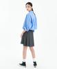 Jenyujeu Z Crop Cut Shirt - Blue