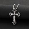 A Skull Cross Titanium Steel Pendant Suitable for Men's Parties, Daily Wear, Etc