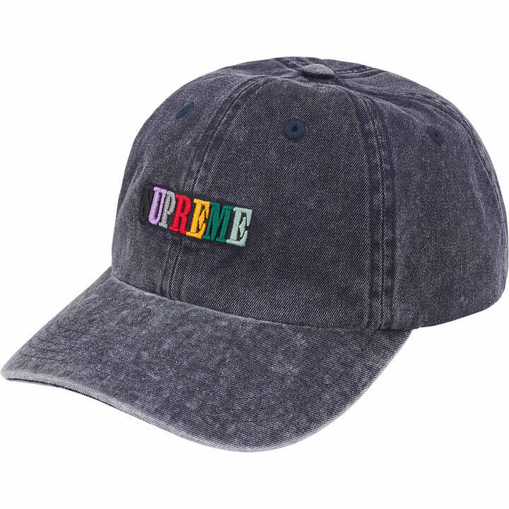 Supreme Pigment Dye 6-Panel Navy One-Size
