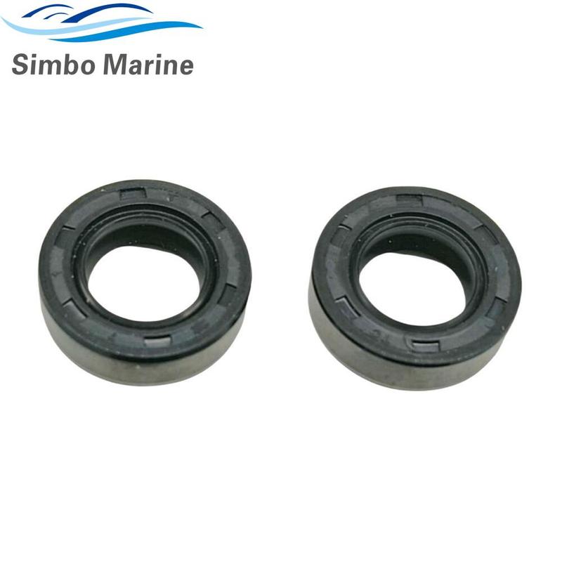 2 Stück Simmerring für Yamaha 93101-10M14 Außenbordteile 2-Takt 4PS 5PS für Parsun F4-03000027 passend für Hidea Powertec 10.8x21x7mm