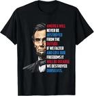 Pro-Democracy Abraham Lincoln Quote Stand for Freedom T-Shirt M