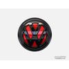 MODIFIX-CO-UK VW Glänzend Rot Schwarz Leichtmetallfelgen Mittelkappen 4 Stück VW Golf MK7 Passat Tiguan 66mm