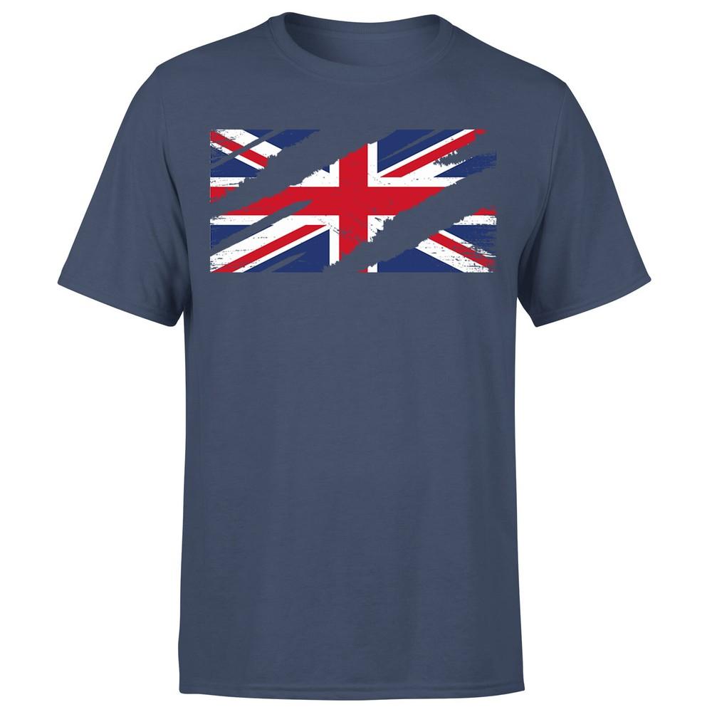 Torn Union Jack Flag TShirt Funny Country British Football Unisexs T ShirtOrP1A