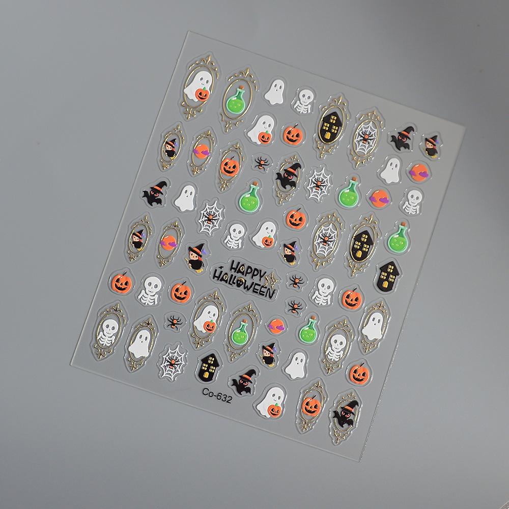 Best-Selling Halloween Nail Stickers: Pumpkins, Ghosts & Spiders