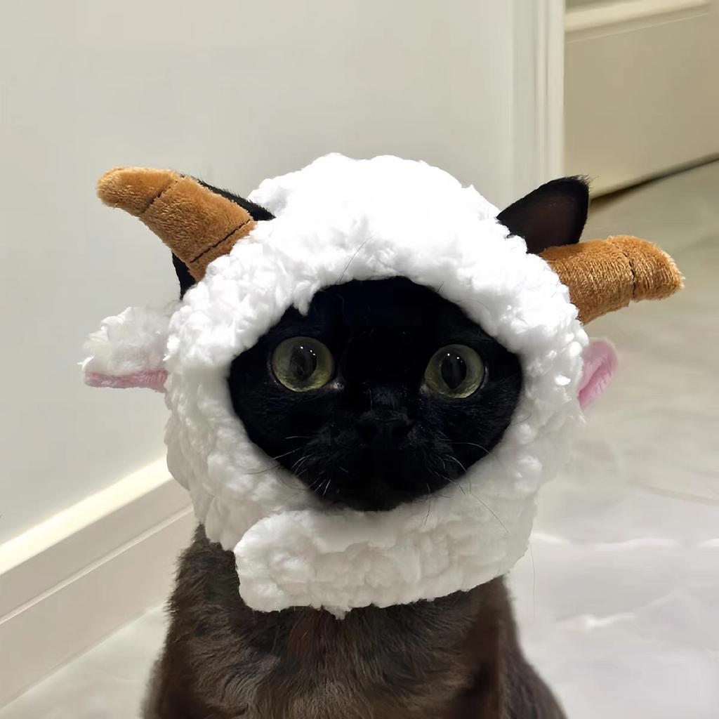 Pet Hat Decoration Headgear Plush Drag Puppy Dog Cat Cuter Than Bear Photo Headgear Funny