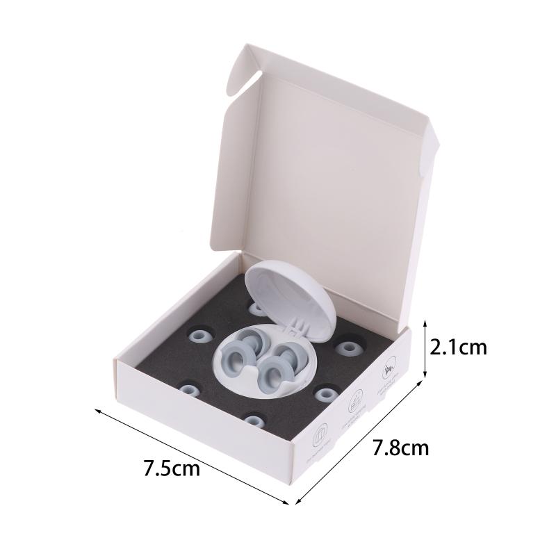 Silicone Earplugs For Sleep Insulation Dormitory Study Nap Time Noise Reduction Airplane Decompression Sleep Swimming Etc
