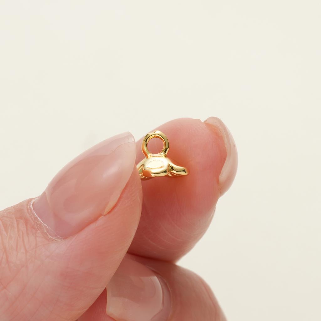 2Piece/Pack 14/18K Gold Color Plated Flower Shape Charms Pendants for DIY Bracelet Necklace Jewelry Making Accessories