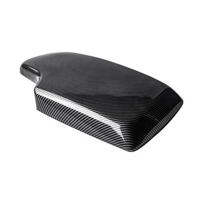 Armrest Protection Cover Car Center Console Carbon Fiber Texture ABS Armrest Cover Auto Accessory for E90 E92 325i 328i